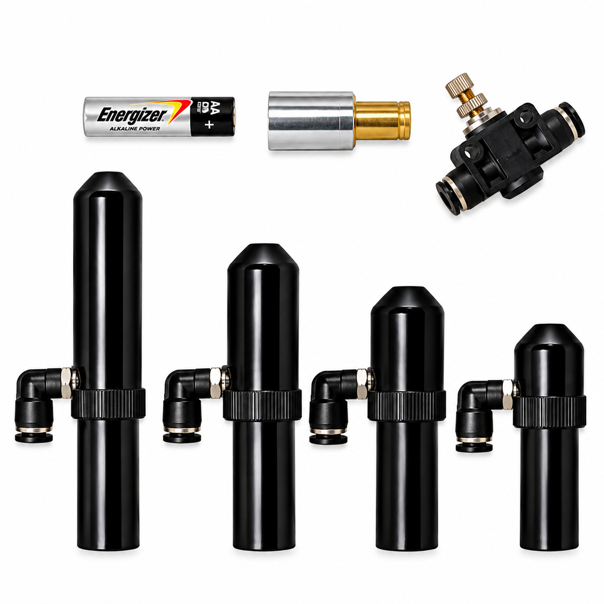 24mm CO2, Laser Lens Tube with ZnSe Focus Lens | 3-Piece & 4-Piece Kits with Alignment Tool