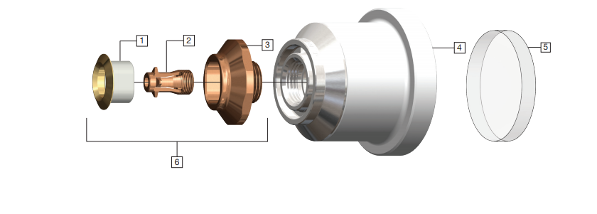 766719 - 30mm x 5mm Fused Silica Protective Windows - Suitable for use with Trumpf (R) Lasers, PACK of 1 Unit