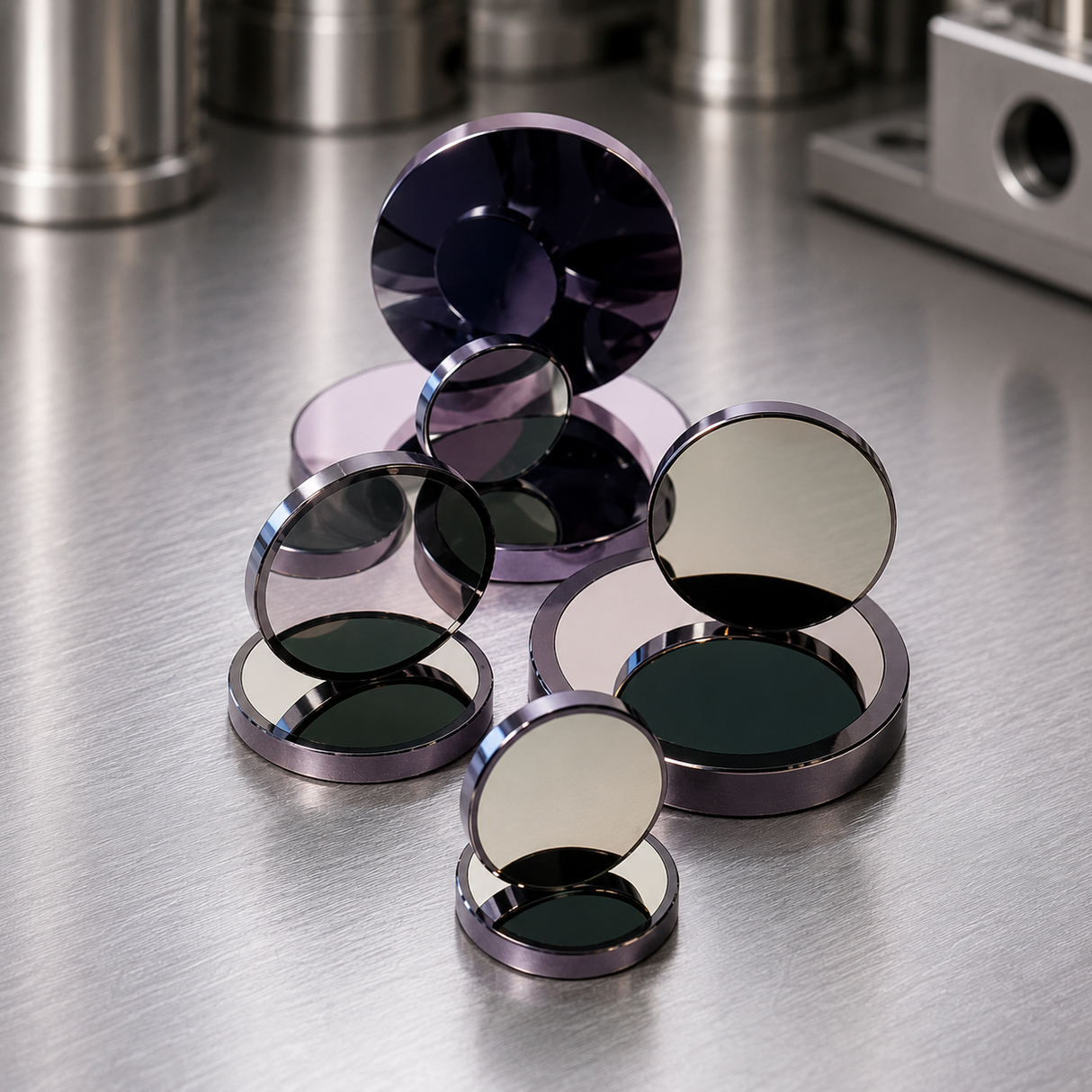 TM-38.1-S-4.1 - Total Reflector Si 1.5" (38.1mm) Diameter, 0.16" (4.1mm) Thickness- For Co2 10.6um Laser Engraver/Cutter Machine