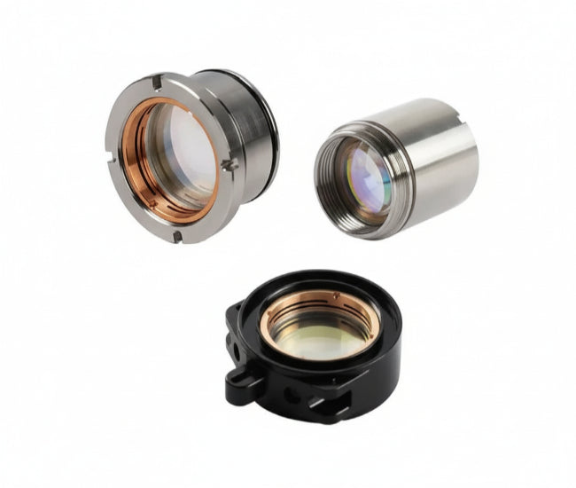 110255AAFBHD0022 - Fused Silica D28 F125 DCX Lens - Replacement part for Raytools® BT230/BM109 Fiber Machine