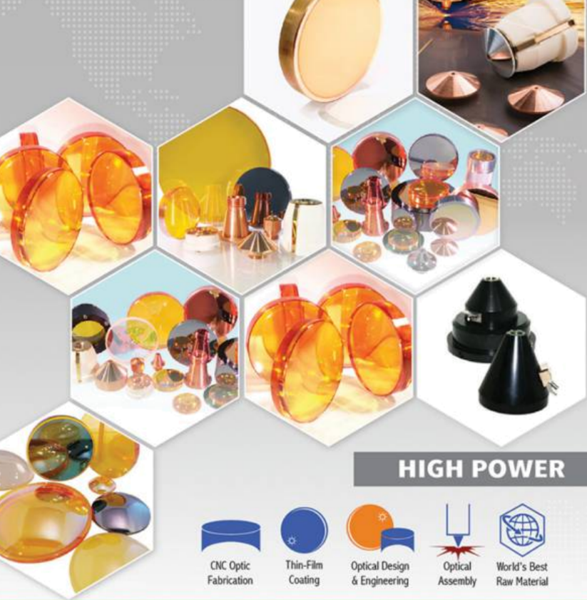 Z50ZZ005160 - Focus Lens. Dia 2.0" (50.8mm) FL 5.0" (127mm) ET .310" (7.9mm). HP Low Absorption. ZnSe Meniscus. Comparable Part for Mazak® Laser