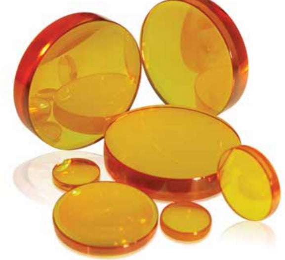 Z50ZZ013480 - Focus Lens. Dia 2.0" (50.8mm), FL 5.0" (127mm), ET .380" (9.65mm). Suitable for Mazak(R) Laser