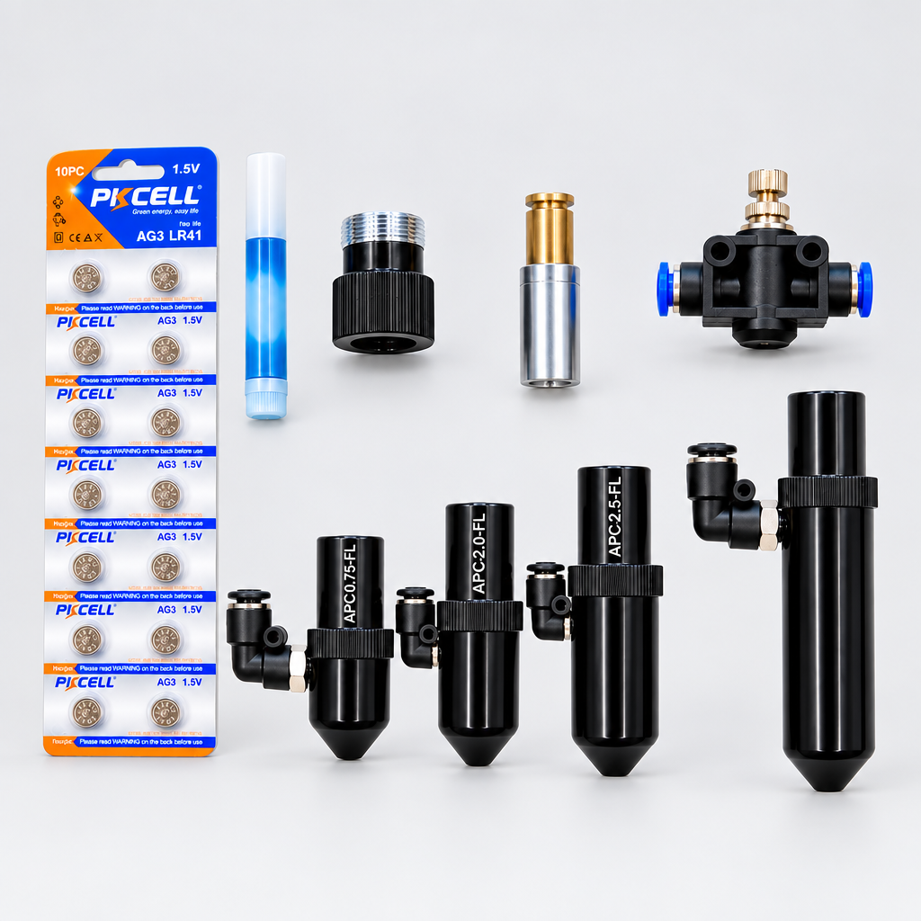 16mm Diameter Lens Tube with ZnSe Focus Lens  Available Individually or in 3-Piece / 4-Piece Lens Kits with Alignment Tool