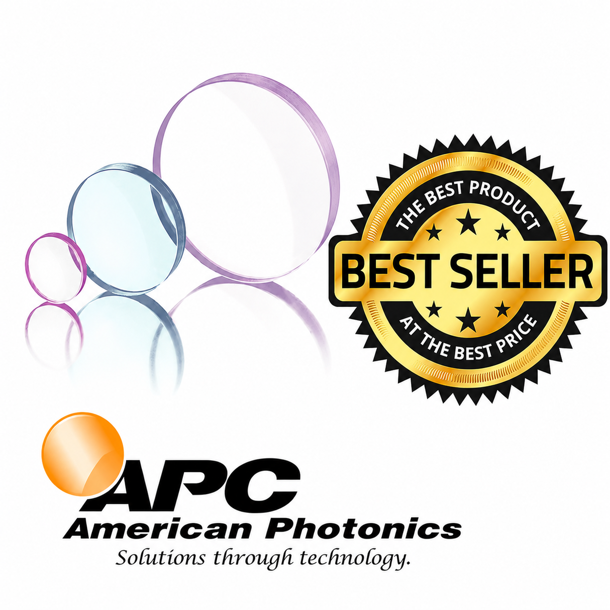 P0595-58601 - FS37x7  - Dia 37mm ET 7mm Fiber Protective Window, Suitable for Precitec® Fiber Laser