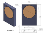 Mounted Co2 Laser (10.6um) Beam Combiners