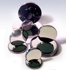TMS-2525-EM - Total Reflector  Si 2.5" (63.5mm) Diameter, 0.240" (6.0mm) Thickness - For Co2 10.6um Laser Engraver/Cutter Machine