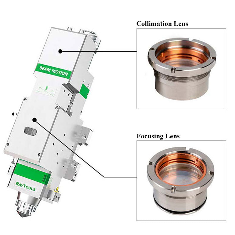 120AG0800A - Fused Silica D30 F155 Focusing Lens Assembly -  Replacement part for Raytools® BM111 Fiber Machine