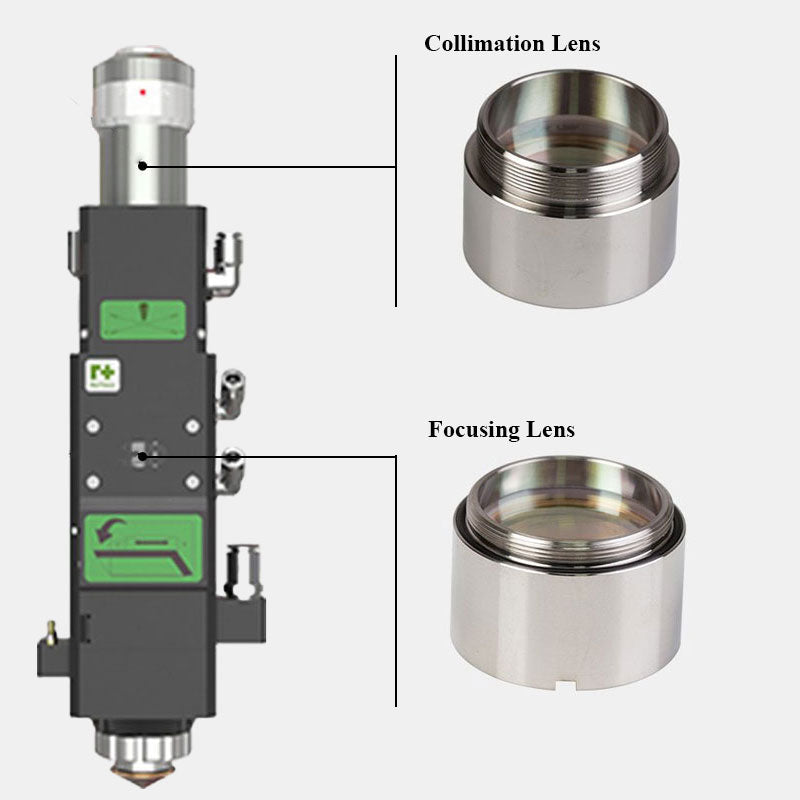 110255AAFBHD0022 - Fused Silica D28 F125 DCX Lens -  Replacement part for Raytools® BT230/BM109 Fiber Machine